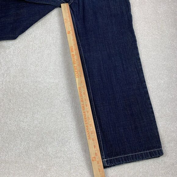 Vintage Southpole Jeans Mens 34x29 Blue Baggy Wide Leg Y2K Red Tab Skater Denim - Picture 15 of 16